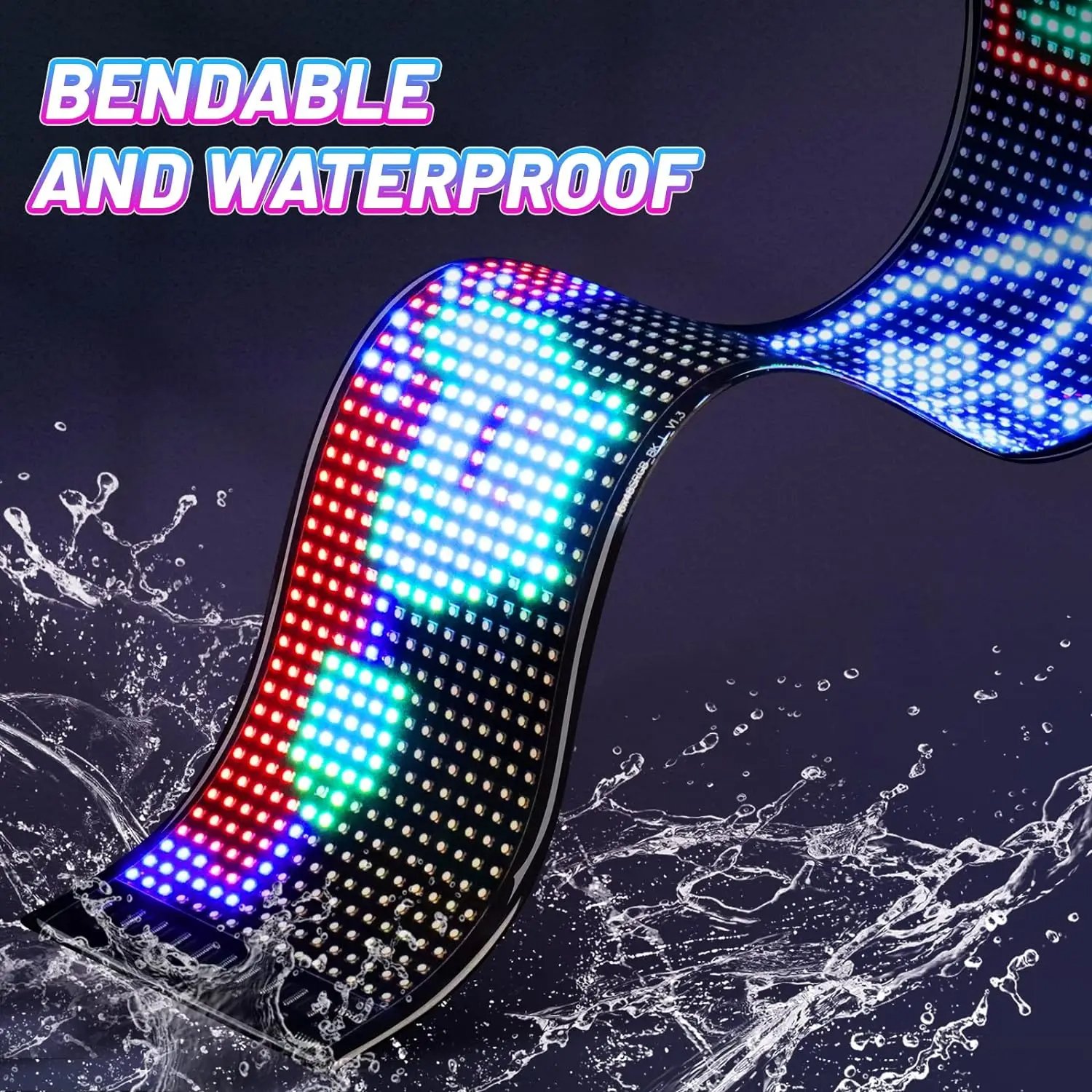 🎁LAST DAY SALE-49% OFF🎁Ultra-thin flexible Bluetooth LED screen