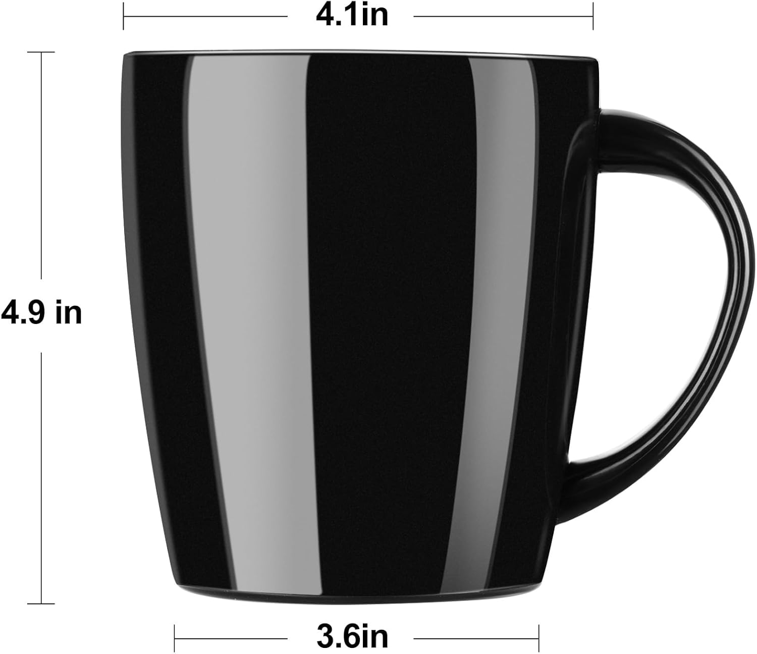 PARACITY Insulated Coffee Cup, Travel Mug With Handle for Hot and Cold Beverages - Double Wall Vacuum, 12.3oz/350ml Blue