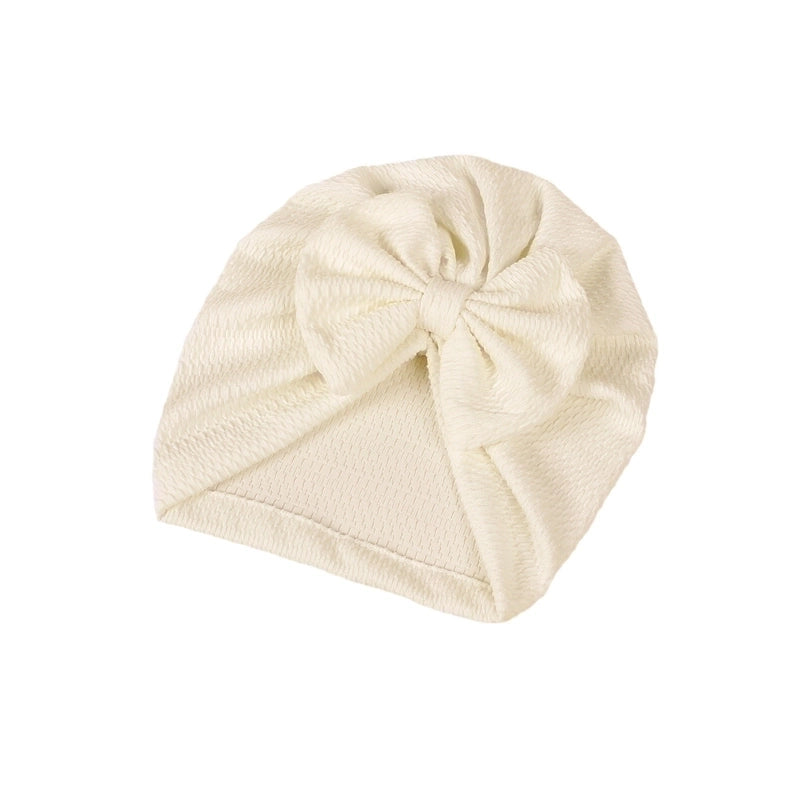 Baby Girl's Baby Boy's Minimalist Solid Color Bow Knot Baby Hat