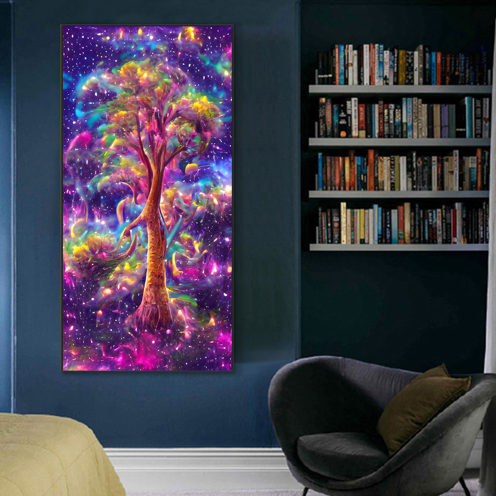 (Limited Stock)Diamond Painting - Full Round - Tree of Life (40*80cm)