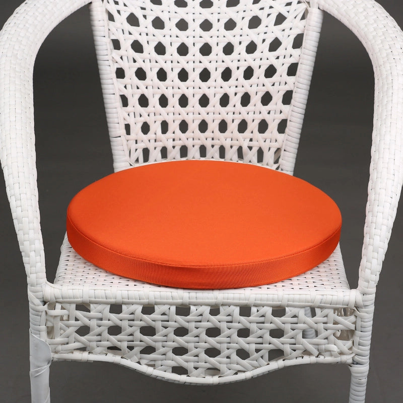 Round Outdoor Cushion Fat Cushion Customized Four Seasons Universal Cushion Solid Color Cotton And Linen Fabric Removable And Washable Chair Cushion