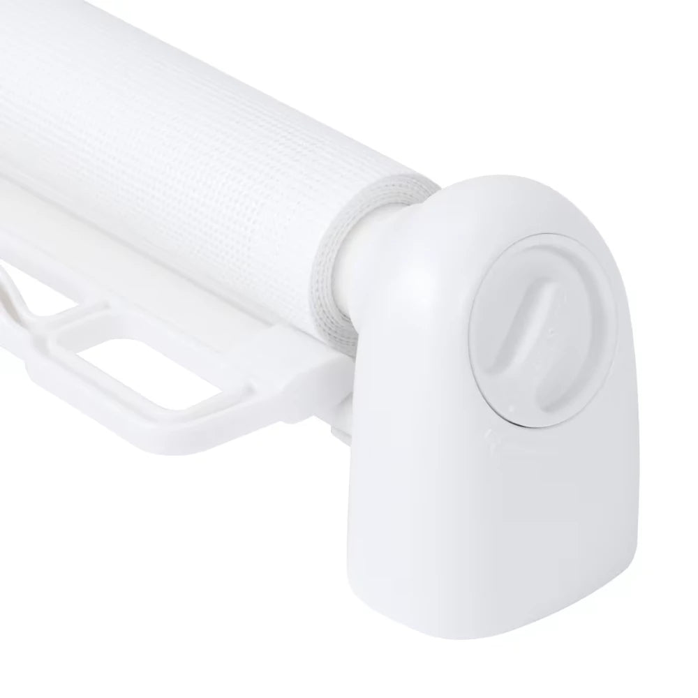 Retractable Safety Gate Fence For Pets And Kids - White
