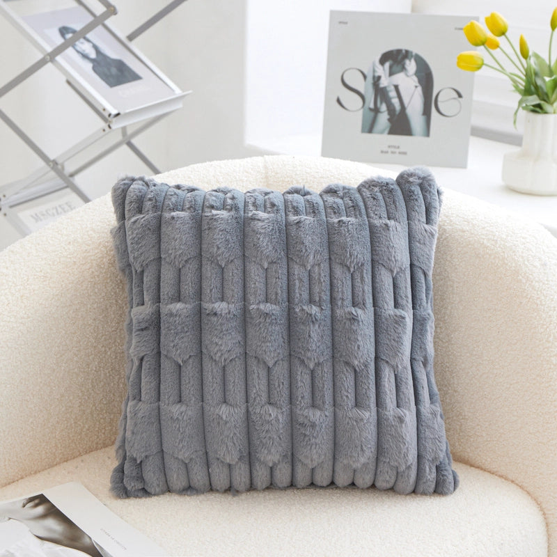 Casual Elegant Minimalist Solid Color PP Cotton Plush Throw Pillow