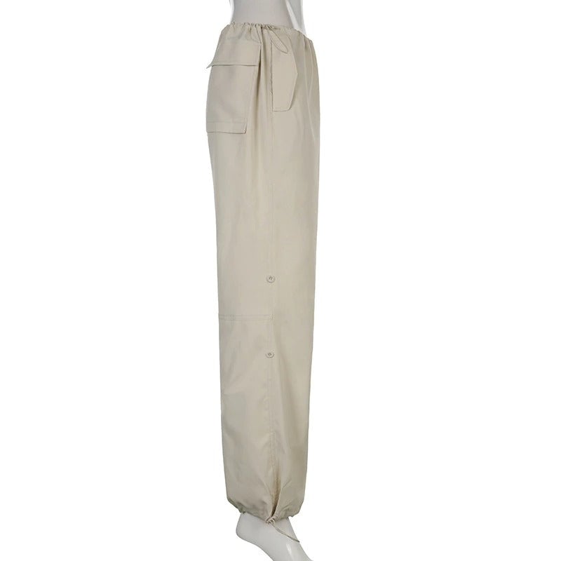 Women Solid Joggers Baggy Trouser Pants