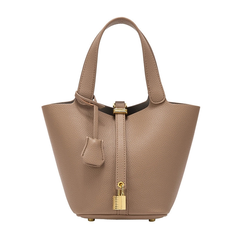 Vegetable Basket Bag Women's Women's Bag Handbag Simple Bucket Bag Mother And Mother Bag High-end Summer Bags