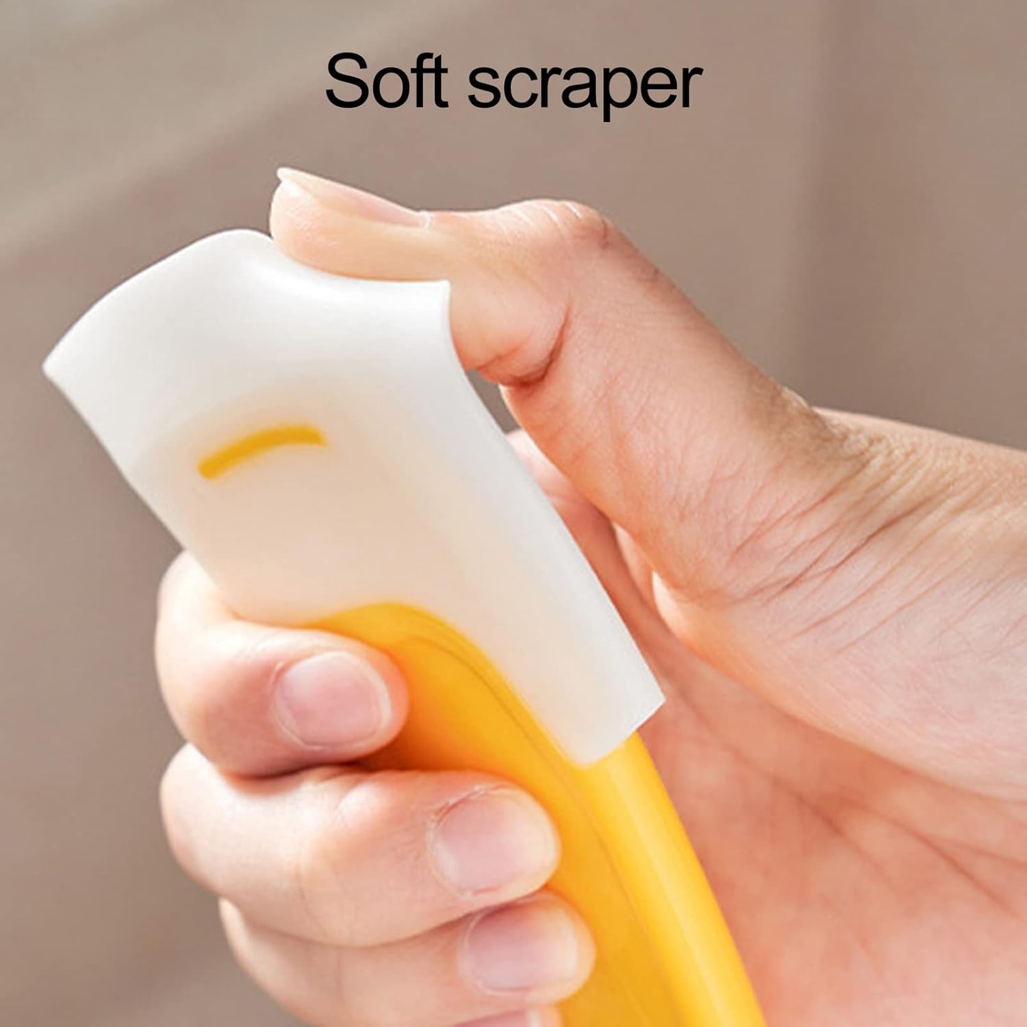 3pcs Silicone Pan Scraper Soft Head Cleaning Spatula. Pan Bowl Cleaning Spatulas For Kitchen