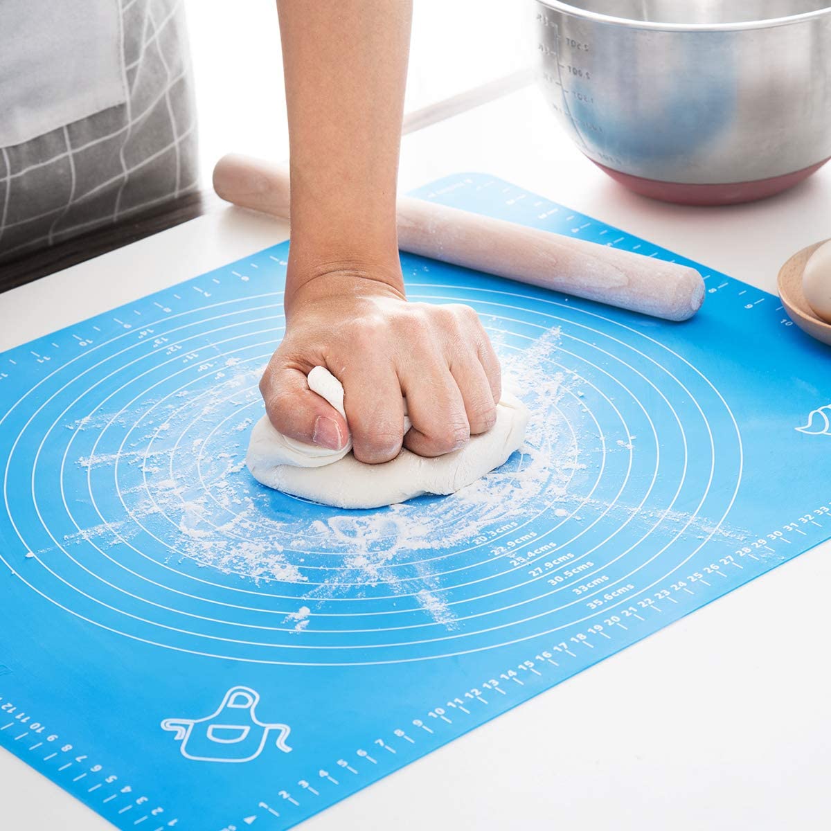 Silicone Pastry Cake Dough Mat for Rolling with Measurements