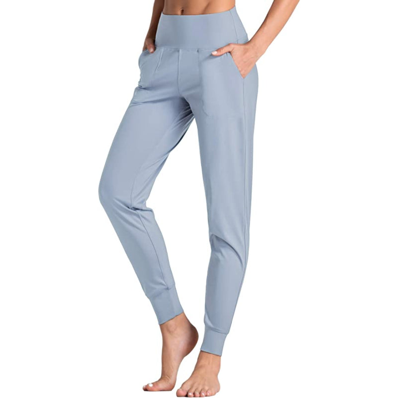 Joggers For Women High Waist Active Sweatpants Lightweight Tapered Lounge Yoga Athletic Pants With Pockets