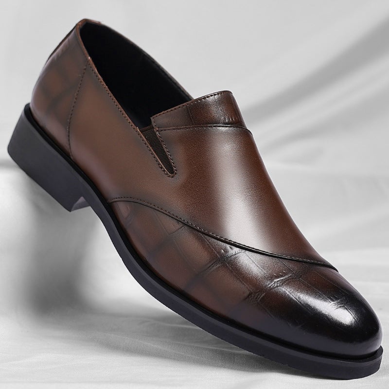 Men's Leather Fashion Lazy Loafers Casual Shoes