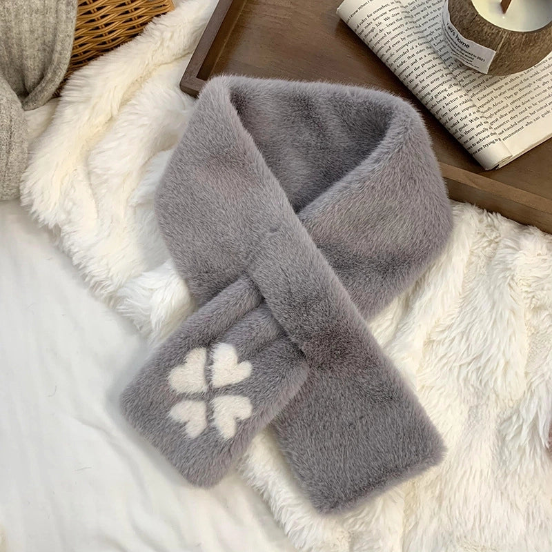 Women's Elegant Flower Polyester Printing Scarf
