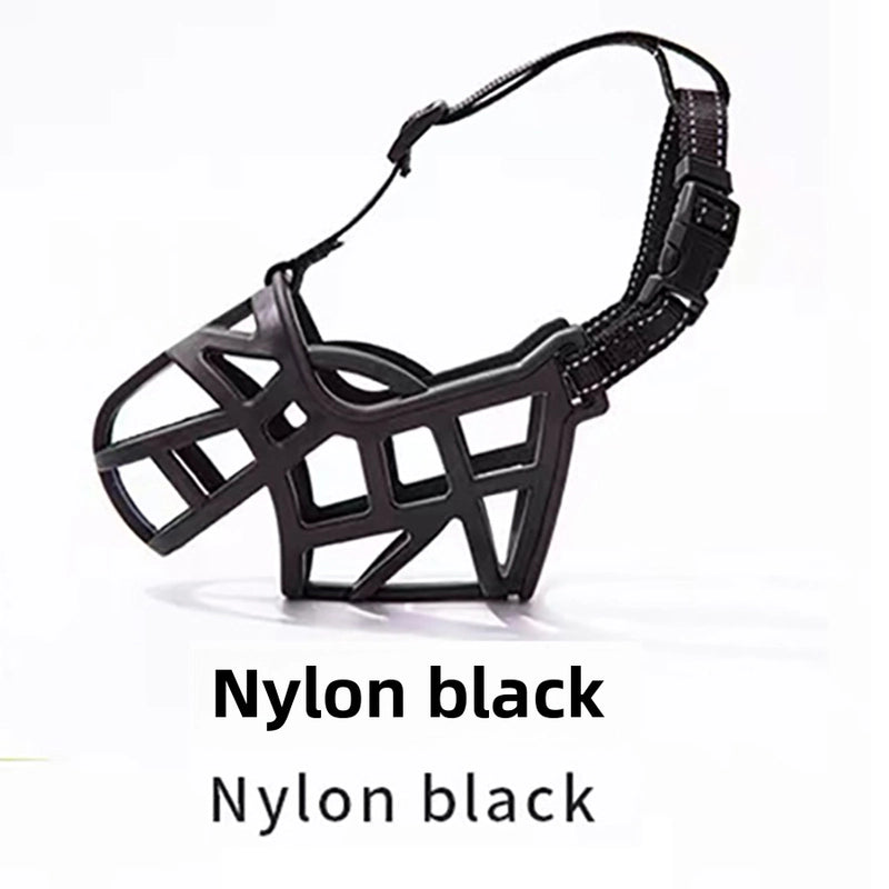 Adjustable Third Generation Reflective Dog Muzzle Anti-bite Anti-bark Anti-eat Large Medium Small Dog Mouth Cover Pet Supplies