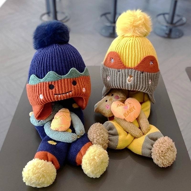 Kid's Minimalist Commute Color Block Beanie Hat