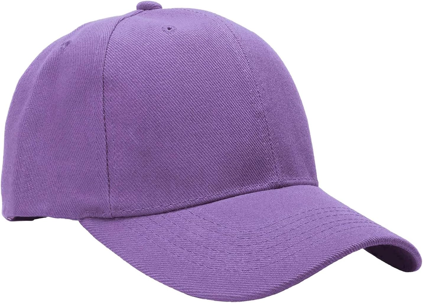 Falari Wholesale Bulk Lot 12-Pack Baseball Cap Adjustable Size Plain Blank Solid Color