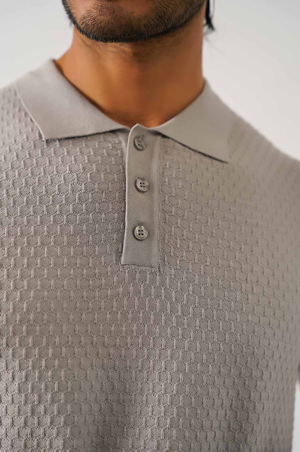 TEXTURED POLO