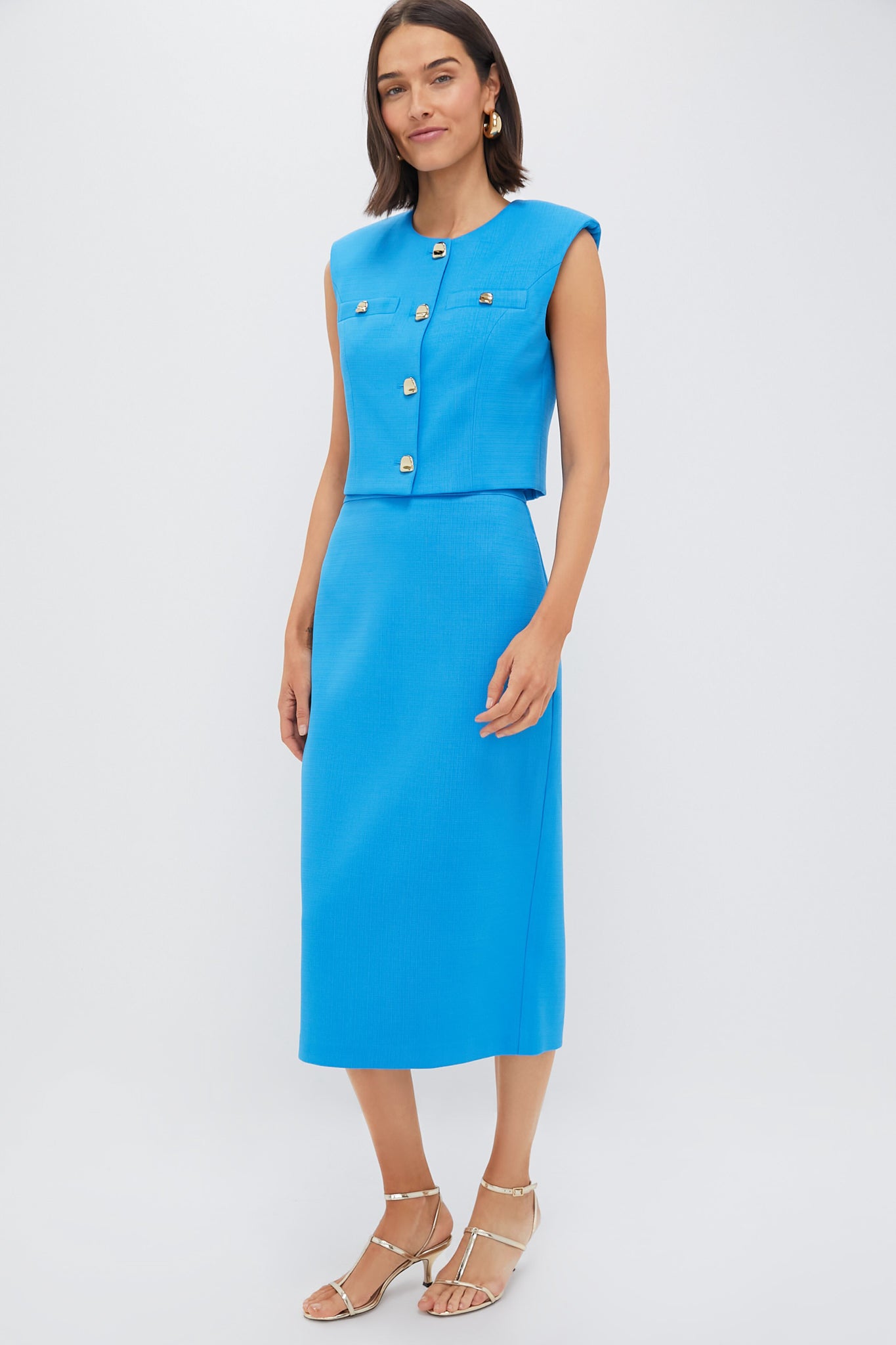 Azure Christopher Midi Skirt