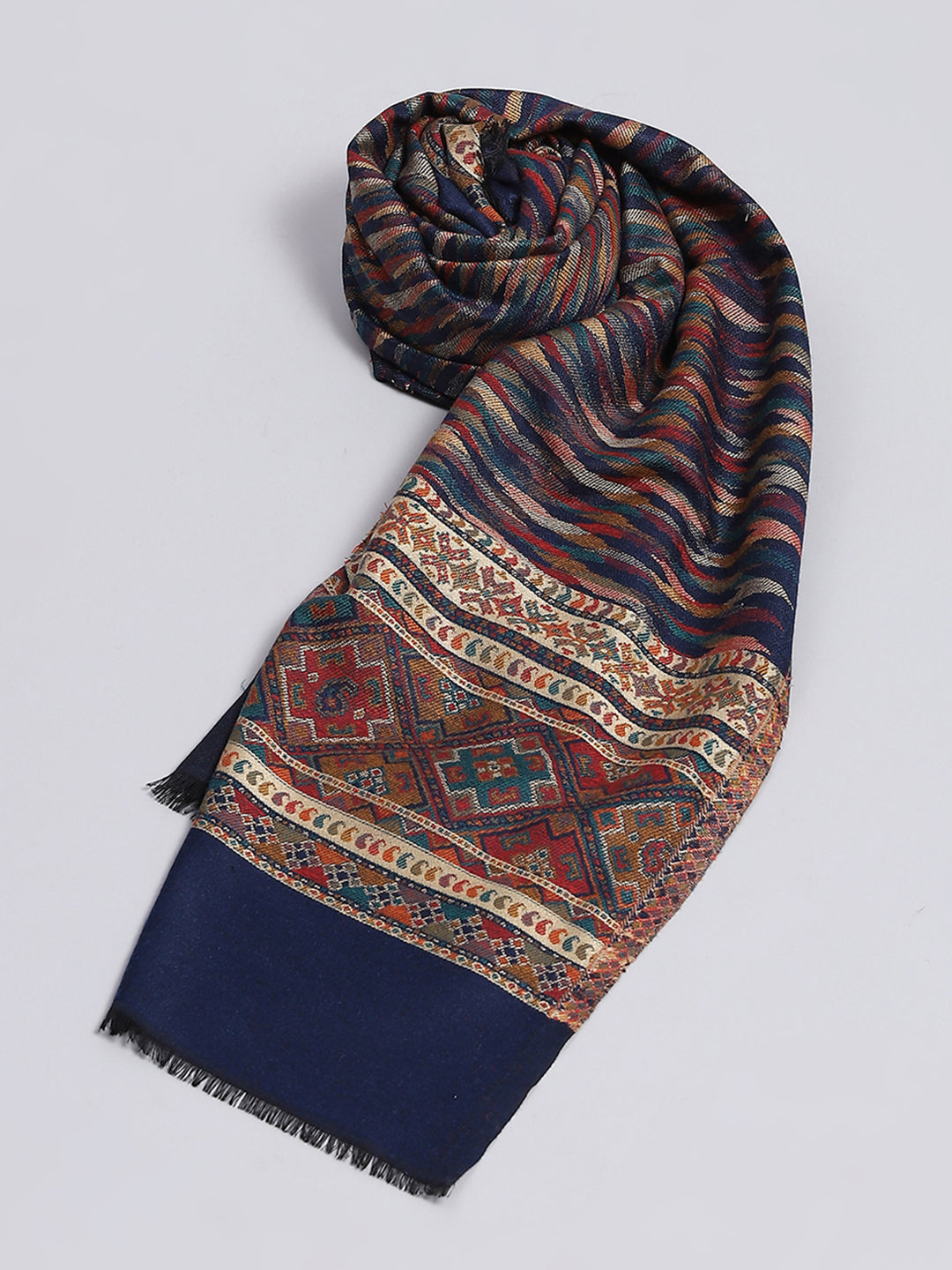 Women Multicolor Self Design Stole