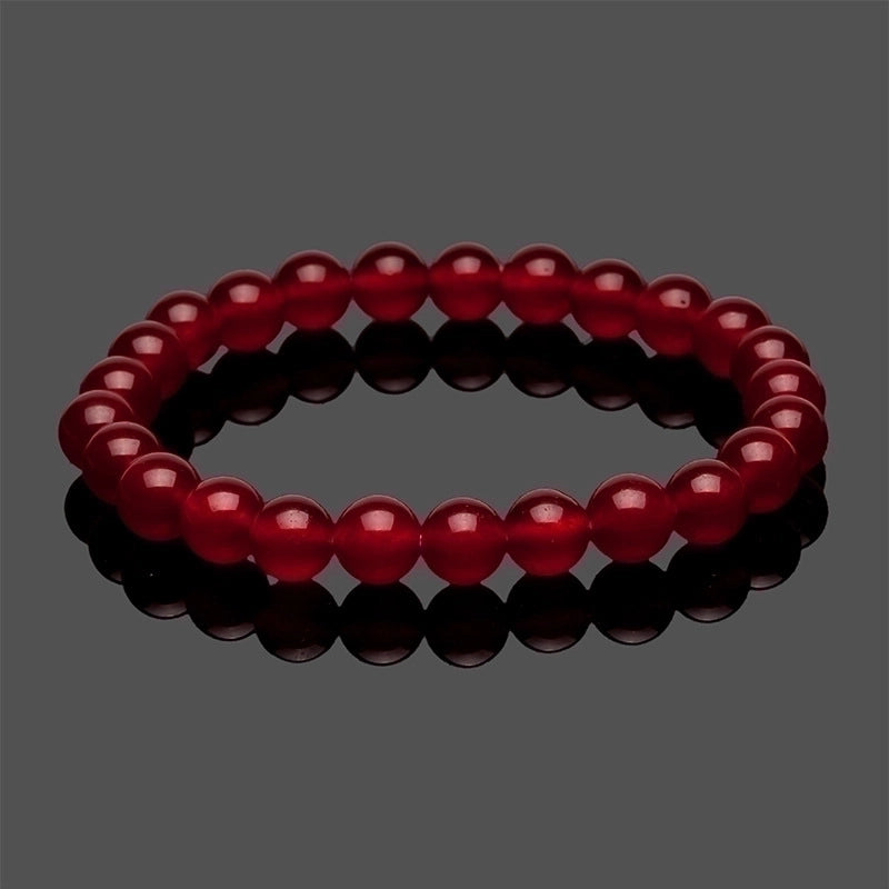 2 Pieces Natural Volcanic Stone Bracelet White Turquoise Jadeite Yellow Tiger Eye Beaded Bracelet