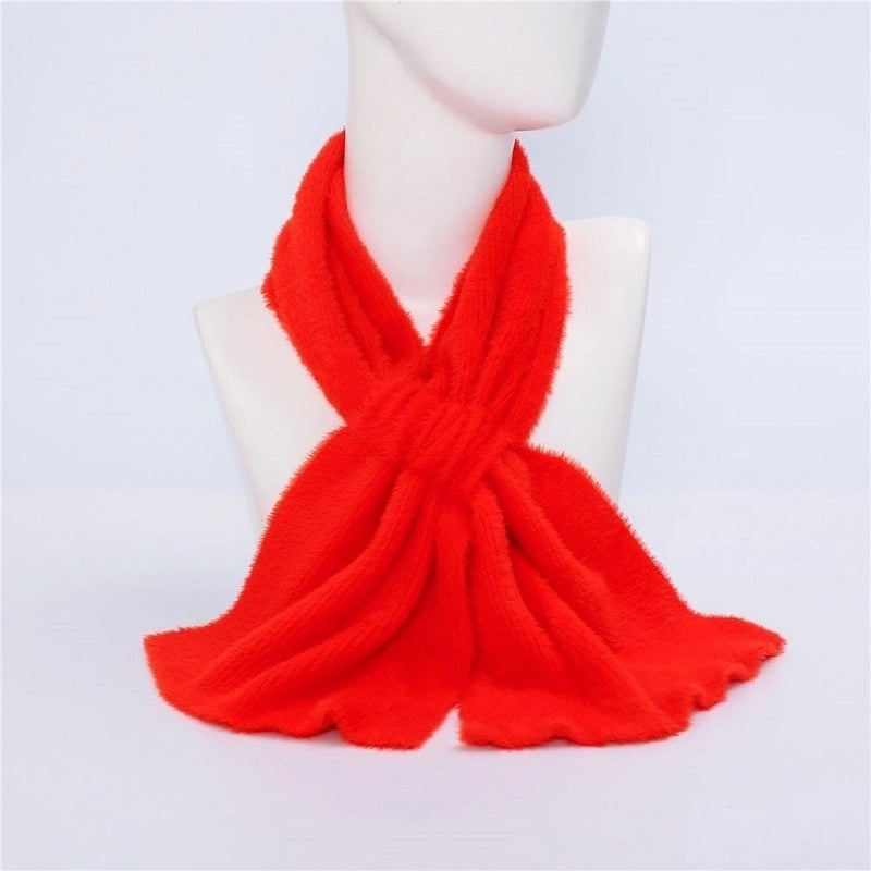 Unisex Sweet Solid Color Scarf