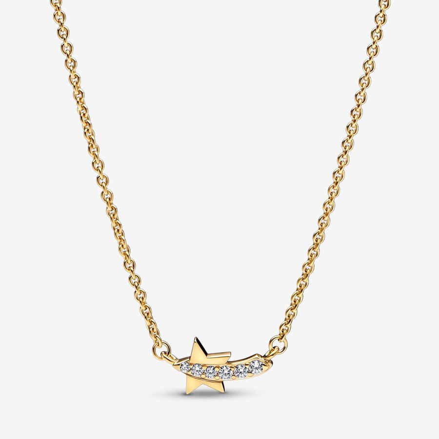 Shooting Star Pavé Collier Pandora Necklace