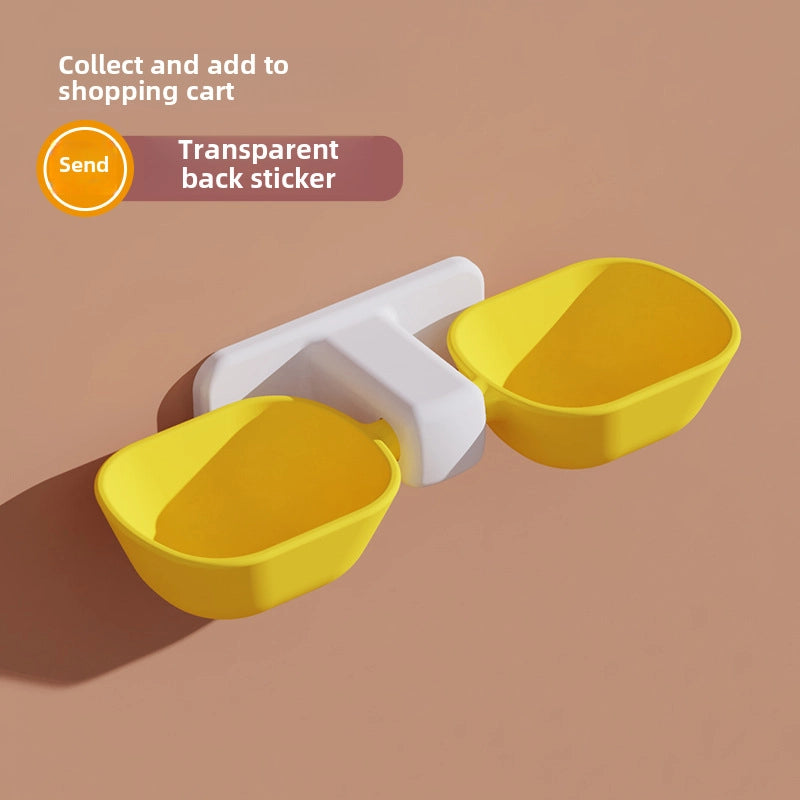 New Pet Cat Double Bowl Automatic Pet Feeder Water Drinker Cat Food Basin Dog Bowl Cat Bowl Cat Supplies