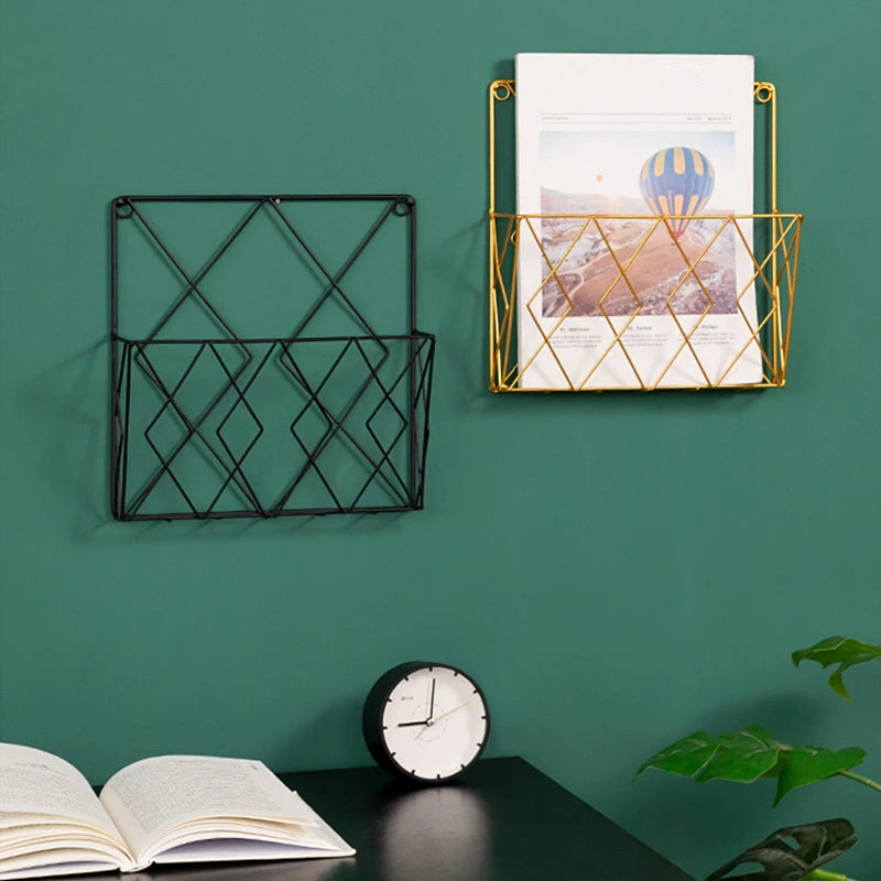 Wall Mounted Books Organizer Shelf