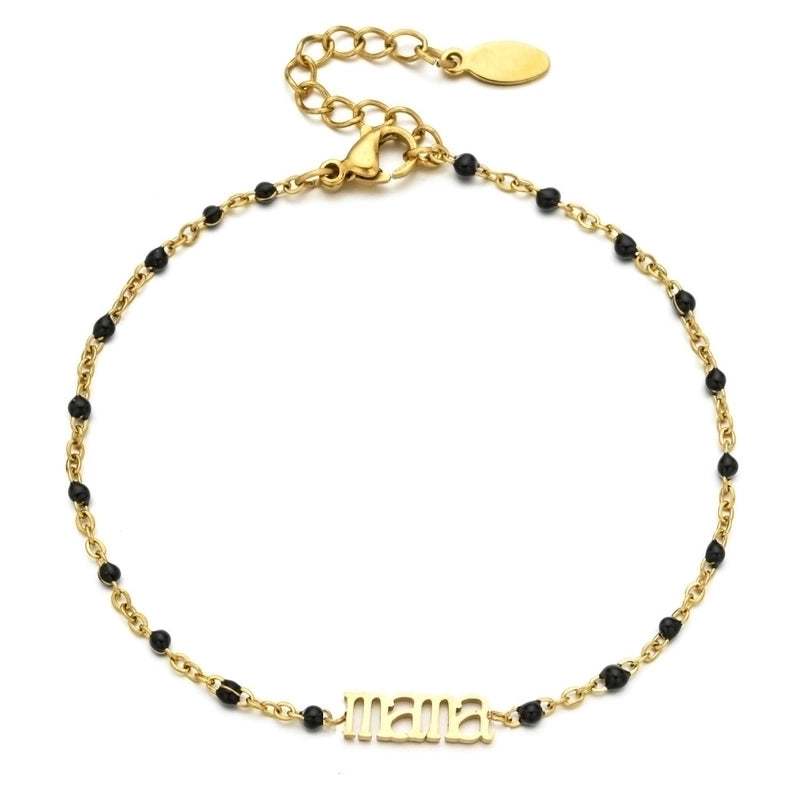 Modern Style Eye Titanium Steel Enamel Bracelets