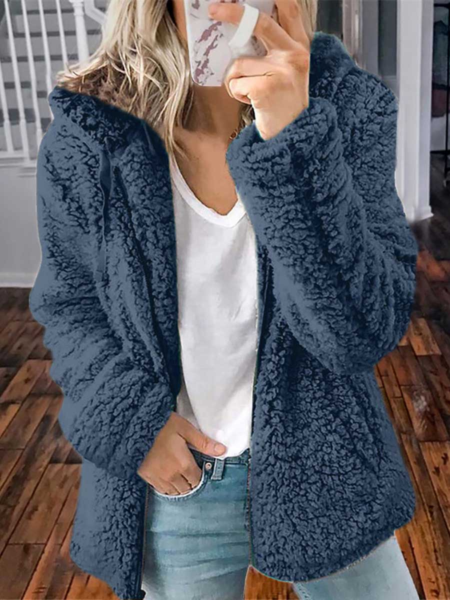 Hooded Fleece Jacket(9 colors)