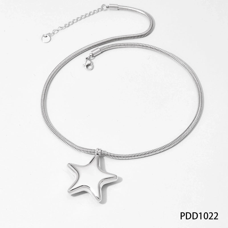 304 Stainless Steel 16K Gold Plated White Gold Plated Gold Plated Casual Minimalist Plating Heart Shape Pendant Necklace
