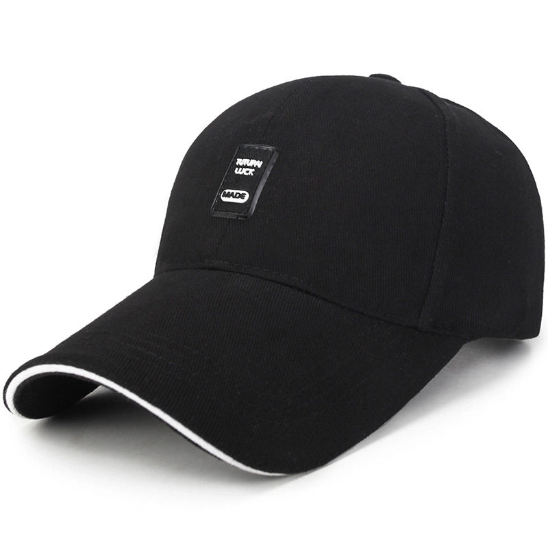 Unisex Minimalist Letter Curved Eaves Baseball Cap