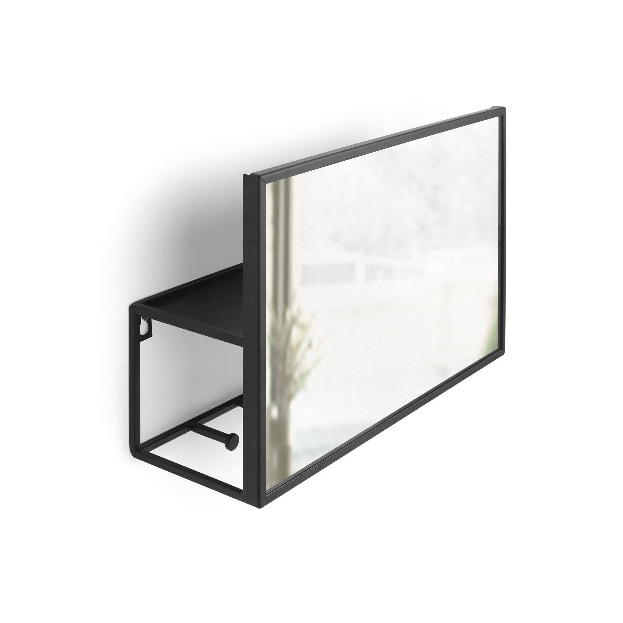 Cubiko Mirror and Organiser - Black