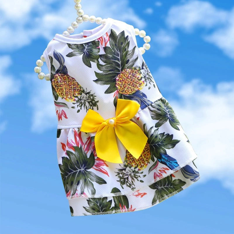 Princess Cute Polyester Bow Knot Pet Clothing