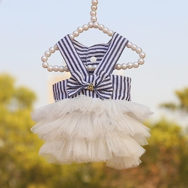 Princess Cute Polyester Bow Knot Pet Clothing