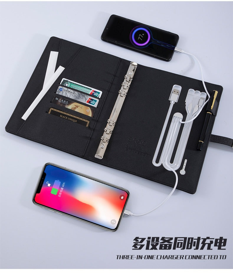 Power bank Wireless Charging Notebook