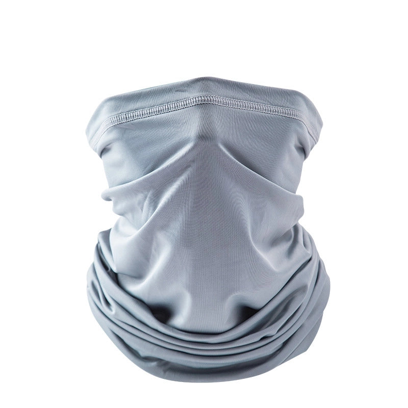 Unisex Basic Minimalist Solid Color Camouflage Spandex Cycling Mask 1 Piece