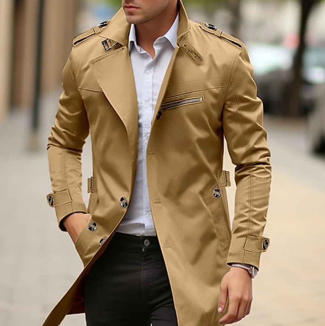 Gustav™ | Trenchcoat til Mænd
