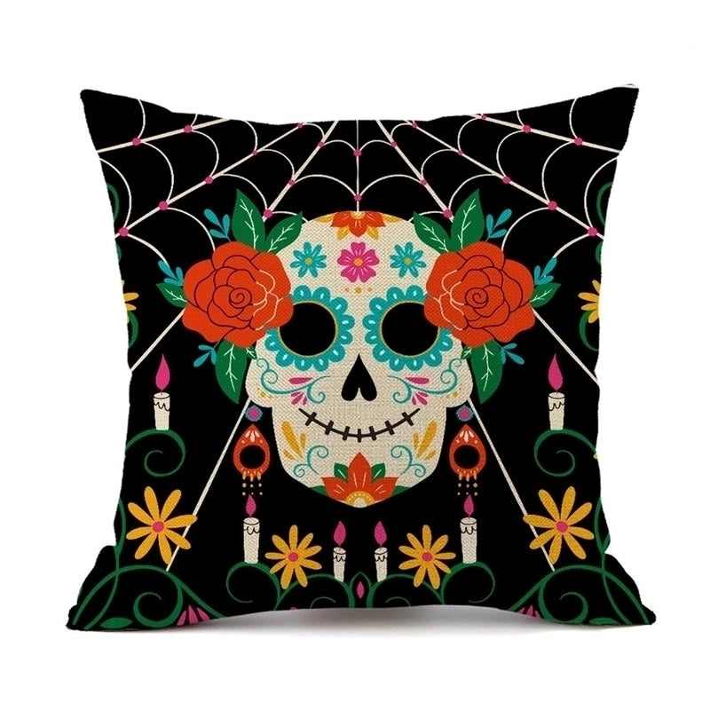 Vacation Printing Linen Pillow Cases