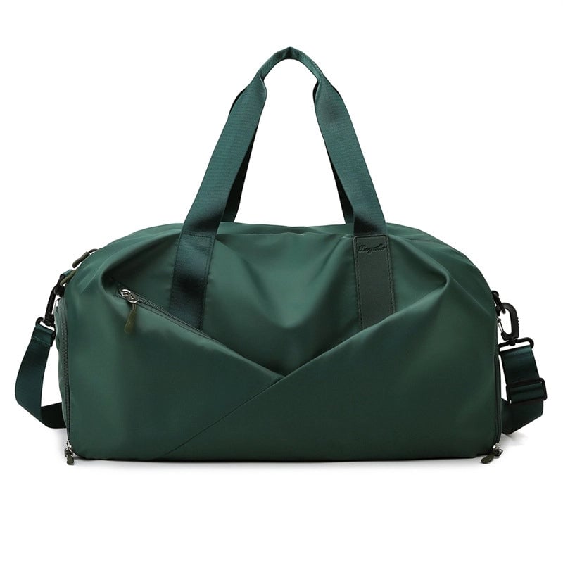 New Fashion Fitness Travel Bag Portable Shoulder Large Capacity Oxford Cloth Dry And Wet Separate Sports Bag Independent Shoe Bin
