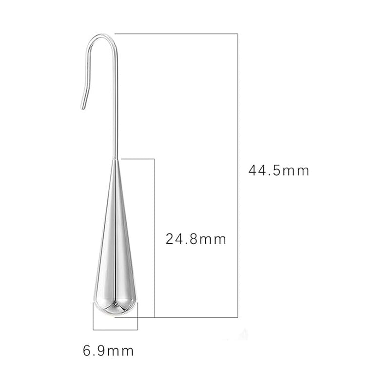1 Pair Casual Elegant Minimalist Solid Color Polishing Plating Stainless Steel 18k Gold Plated Drop Earrings