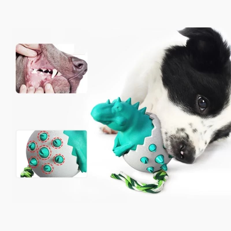 🔥🔥Idearock Dinosaur Eggs Dog Chew Toys