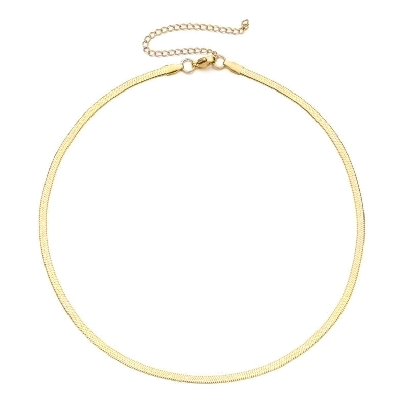 Minimalist Geometric Stainless Steel Plating Necklace