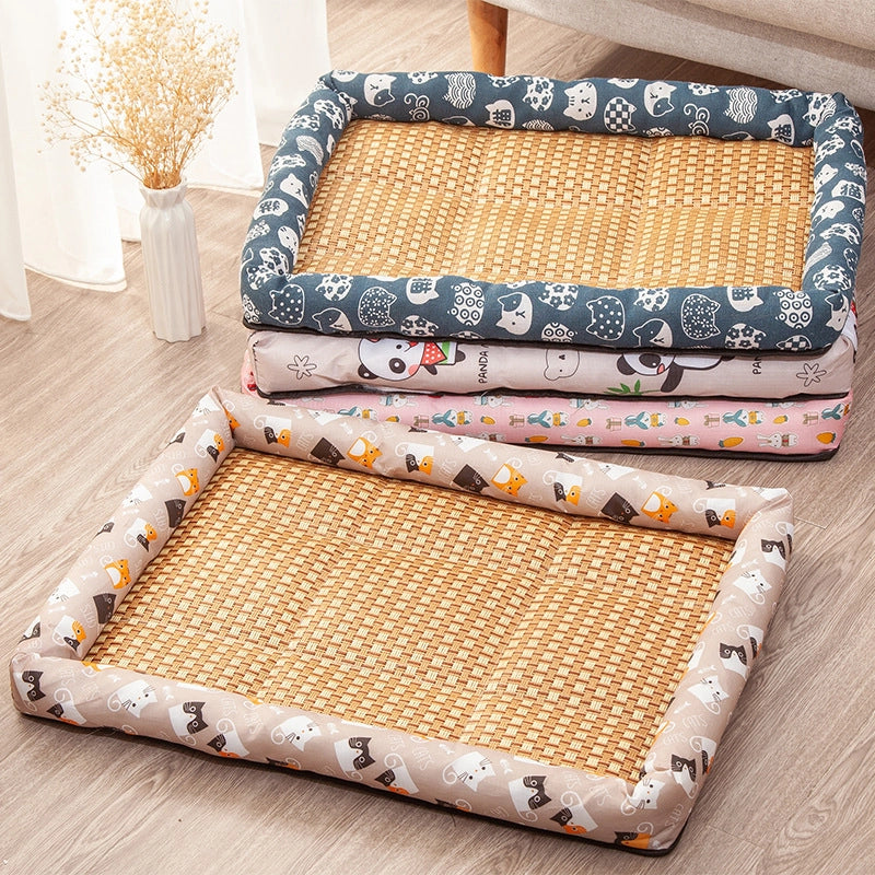 Pet Ice Mat Mat Four Seasons Universal Kennel Mat Summer Cat Nest Cooling Wear-resistant Pet Bed Supplies