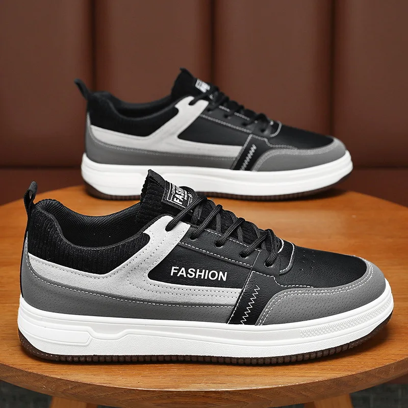 oxford Fashion Men's Sneakers Outdoor Lightweight Walking Shoes For Men Trend Casual Shoes Platform Vulcanized Shoes