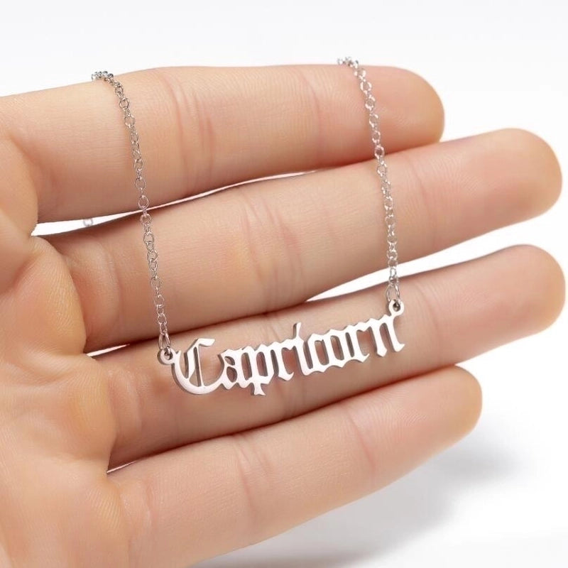 Fashion Constellation 201 Stainless Steel 18K Gold Plated Stainless Steel Necklaces