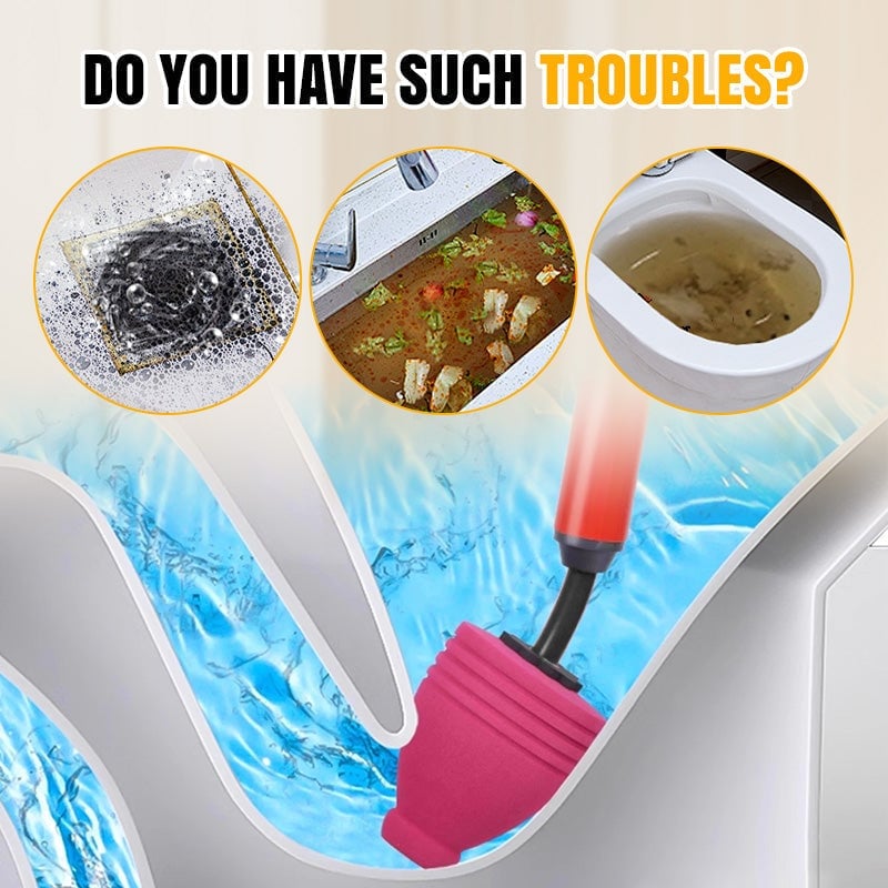 (🔥HOT SALE NOW 47% OFF) - Household High-Pressure Toilet Unblocker