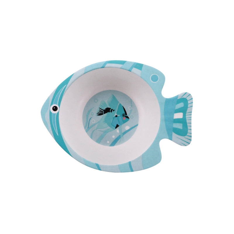 Cute Cartoon Bamboo Fibre Tableware 1 Piece