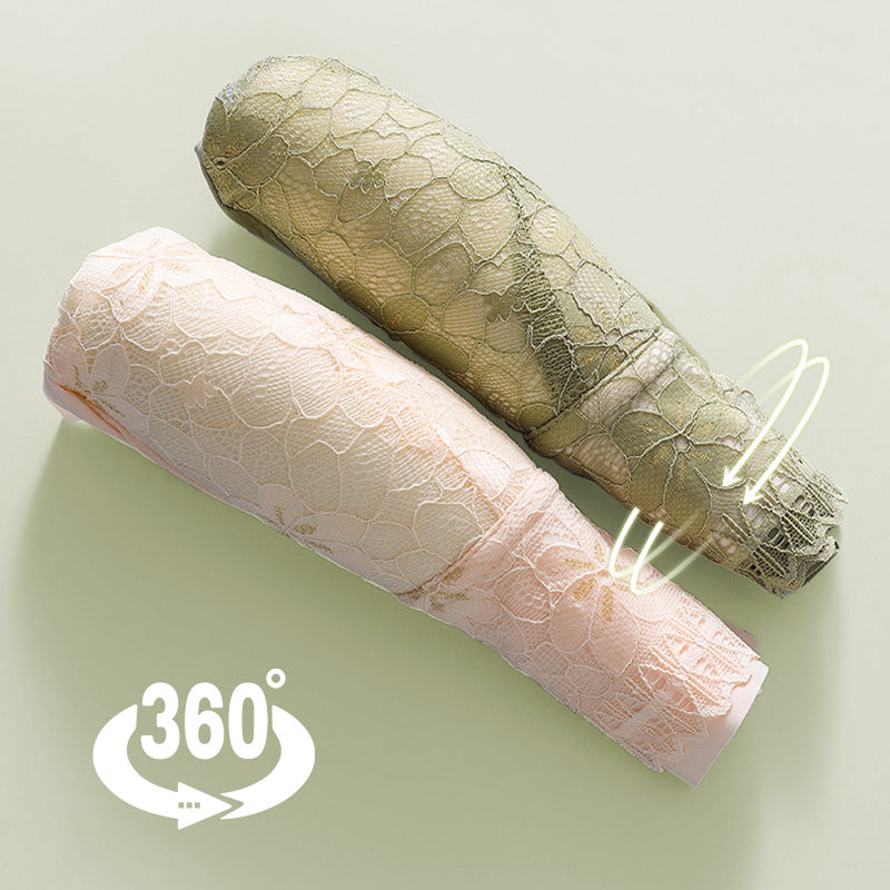 💕Women’s Breathable Soft Wire-Free Seamless Push-Up Lace Bra✨