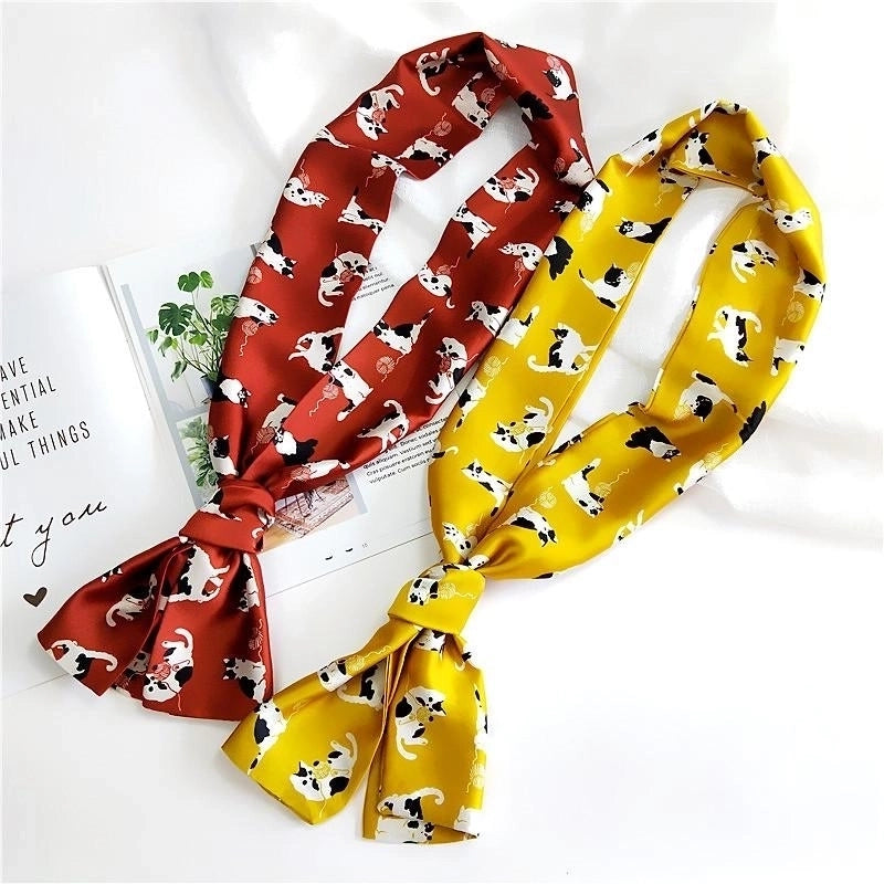 Fashion Double-sided Wild Small Scarf Professional Scarf