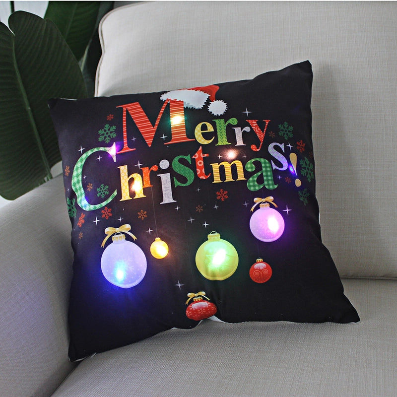 Fashion Santa Claus Plush Pillow Cases