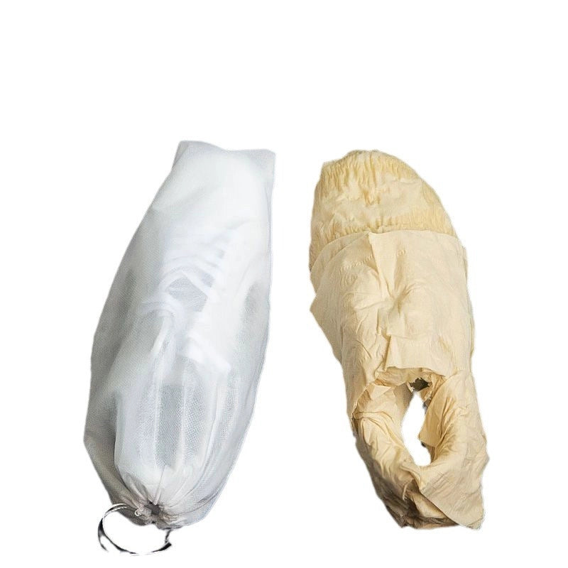 Disposable White Non-woven Bag Storage Bag Small White Shoes Dustproof Shoe Cover Hanging Shoe Cover Wash Shoe Bag