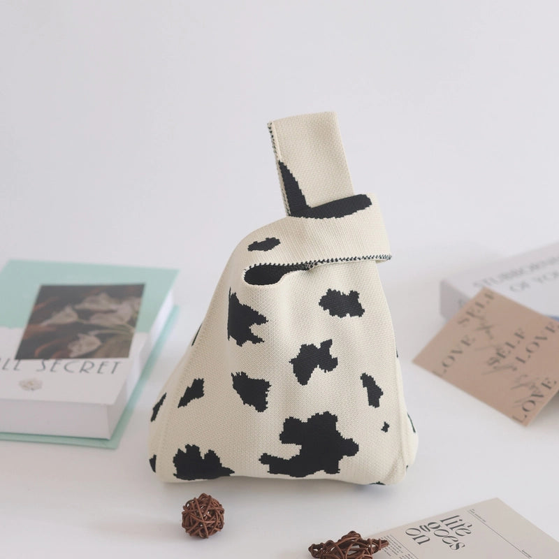 Women's Small Polyester Letter Floral Elegant Streetwear Square Open Handbag